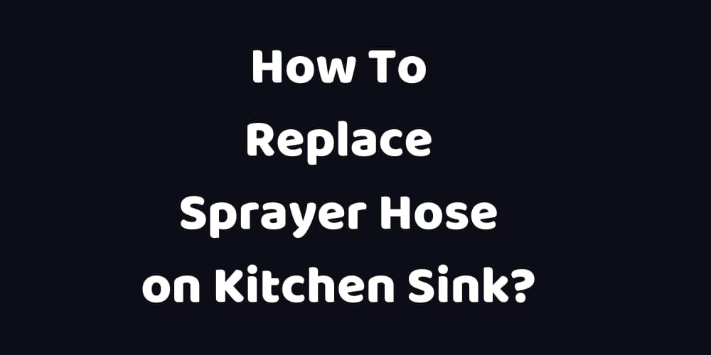 kitchen sink sprayer hose guide