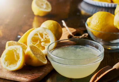 lemon juice to clean coffee maker