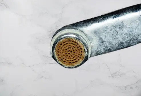 How To Remove Hard Water Deposits From Faucet Aerator