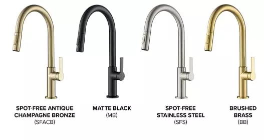 best kitchen faucets finish