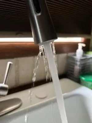 improper water pressure