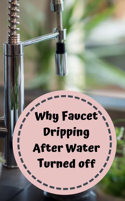 Why Faucet Dripping After Water Turned off
