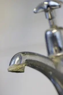 calcium buildup on faucet