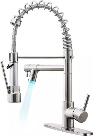 Qomolangma Kitchen Faucet With Pre-rinse Feature