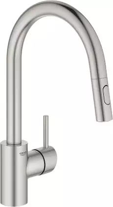 GROHE 32665DC3 Concetto Single-Handle Kitchen Sink Faucet