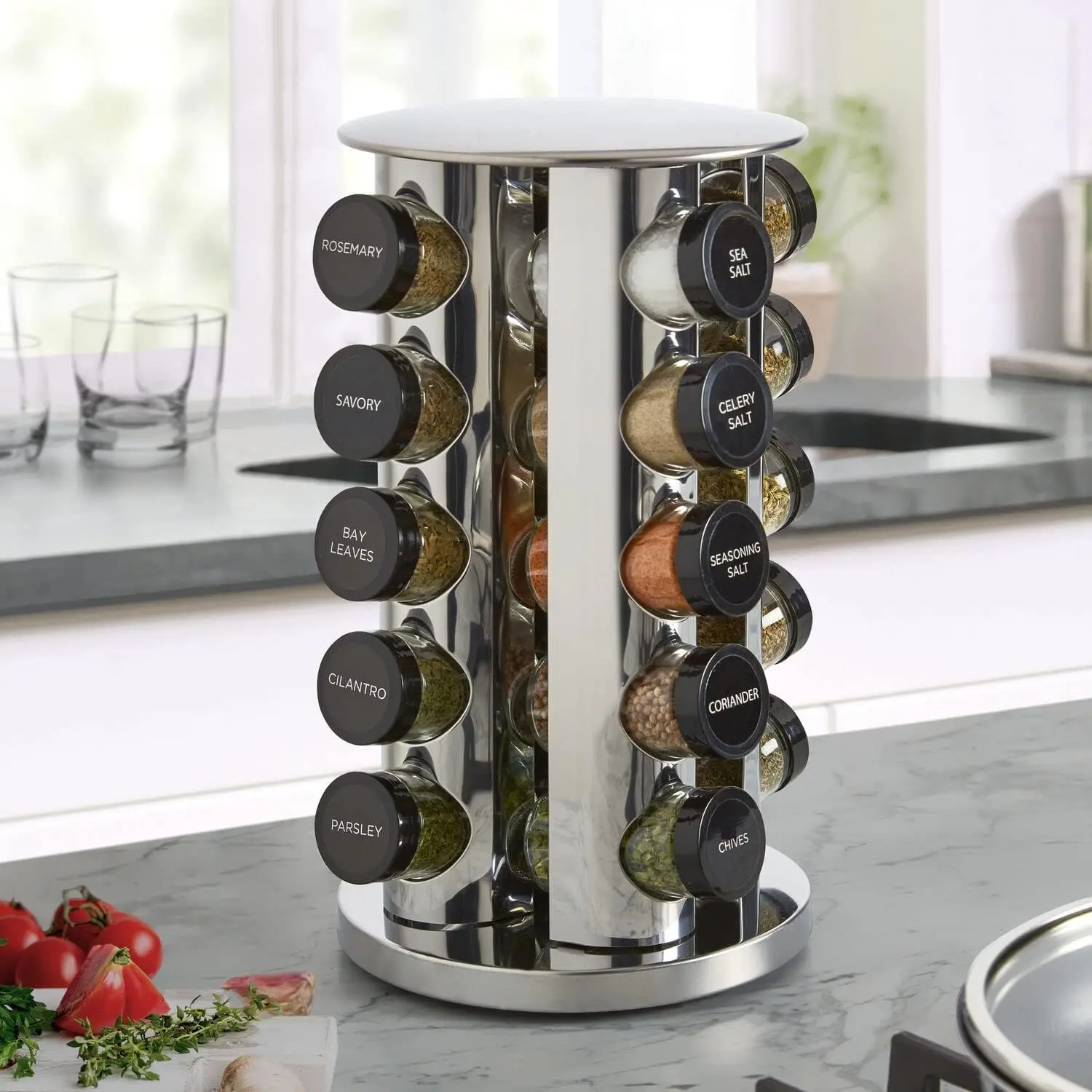 Revolving Countertop Spice Rack