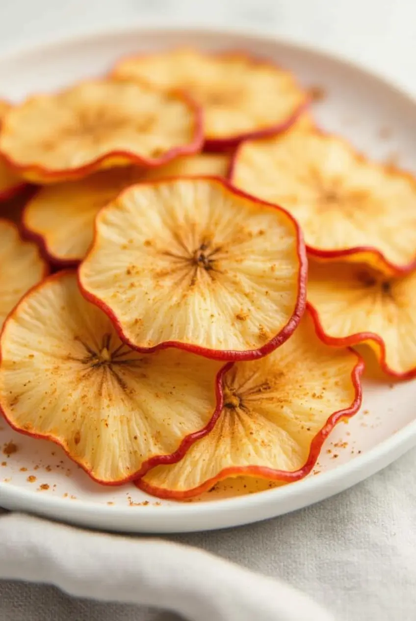 Air fryer apple chips recipe