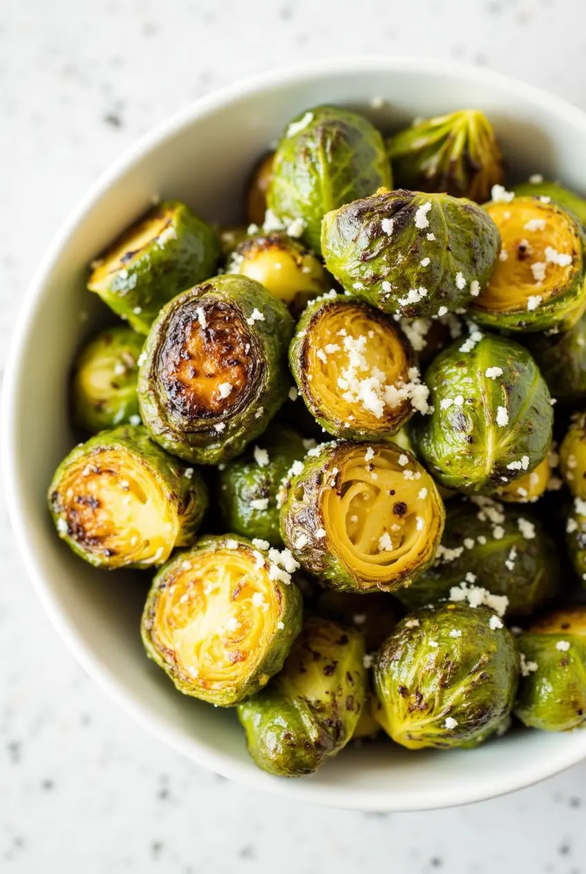 Air fryer Brussels sprouts recipe