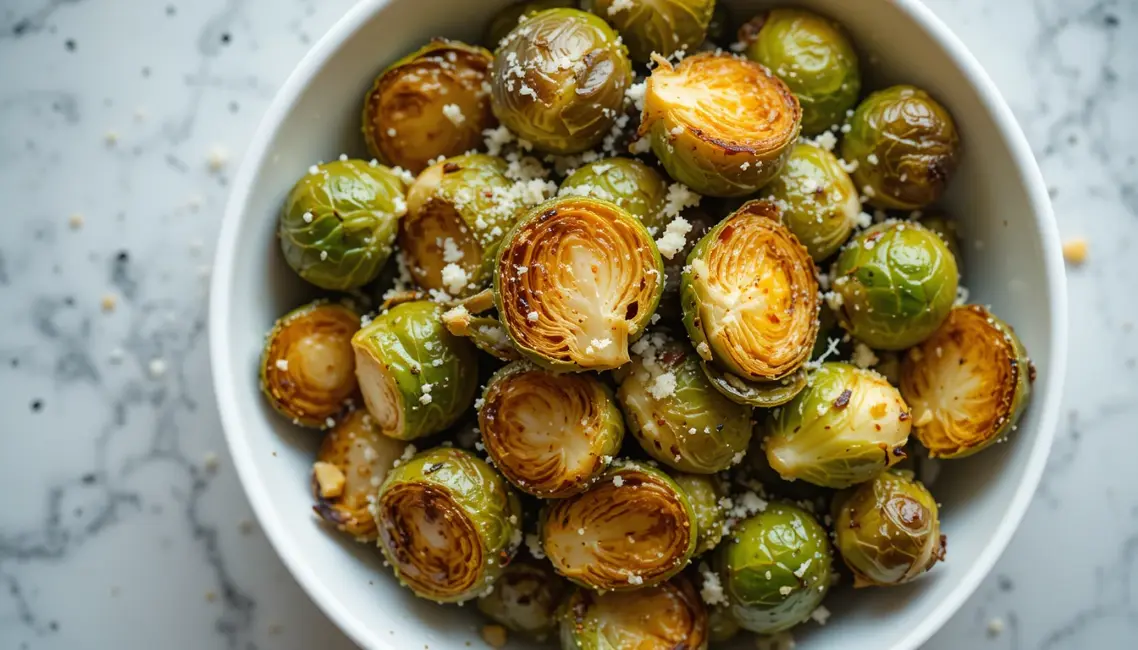 Air fryer Brussels sprouts