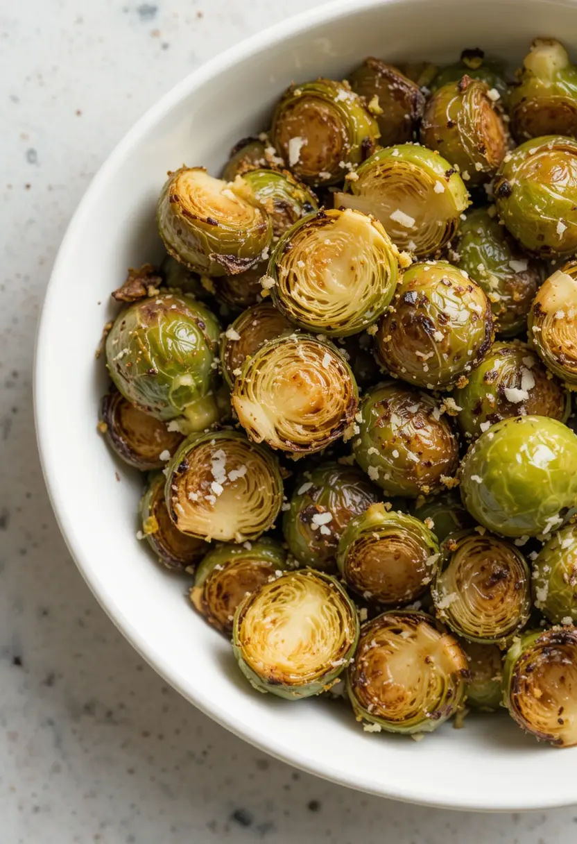 Air fryer Brussels sprouts