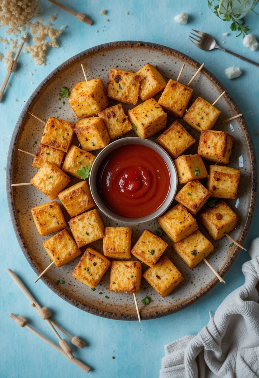 Crispy Air Fryer Halloumi Recipe