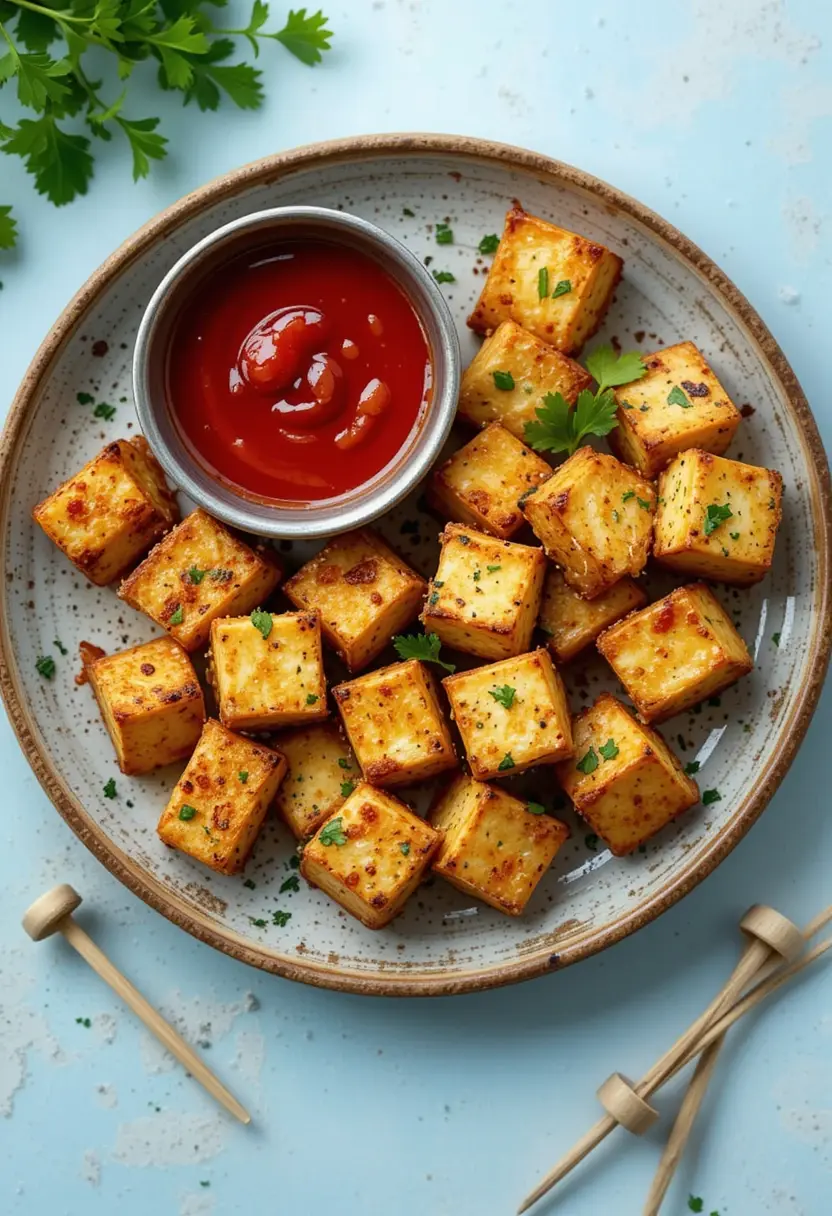 Crispy Air Fryer Halloumi Recipe
