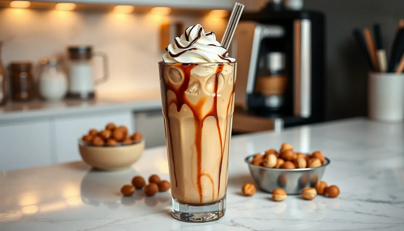 Chocolate Hazelnut Iced Coffee