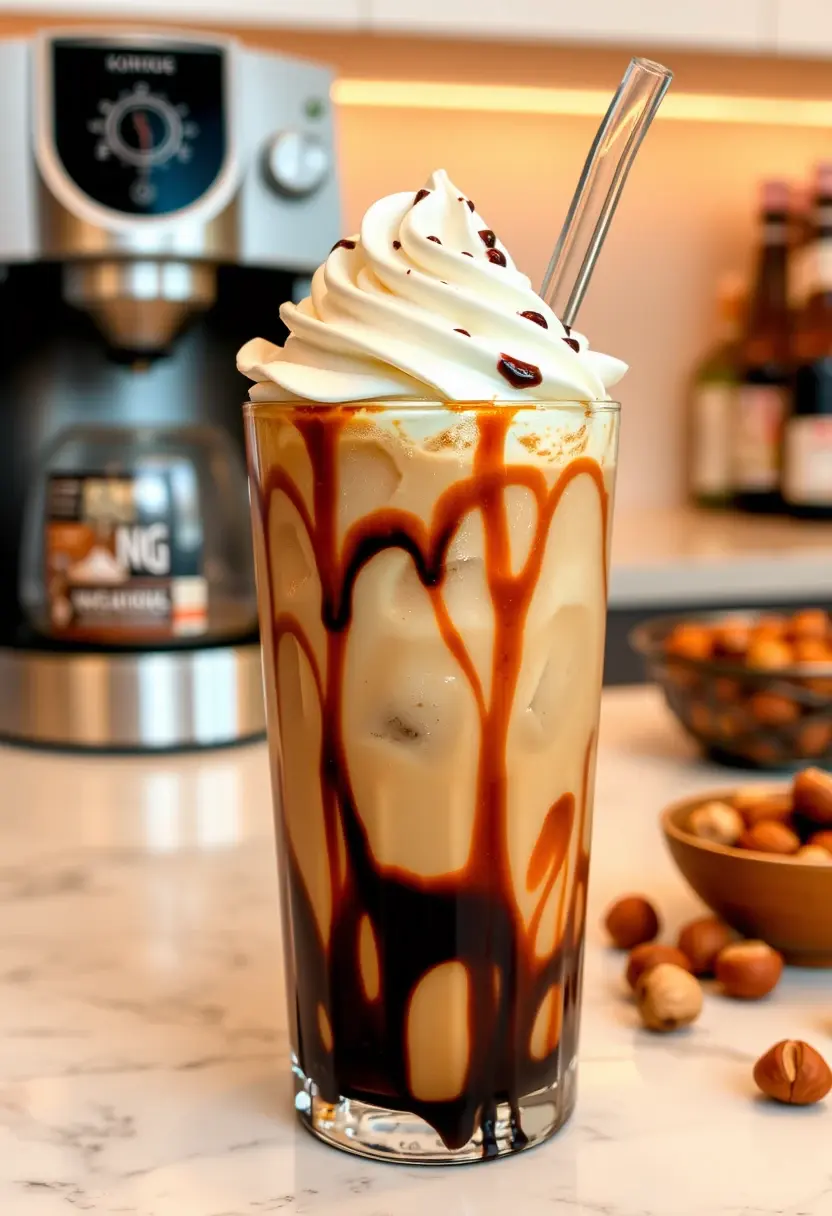Chocolate Hazelnut Iced Coffee recipe
