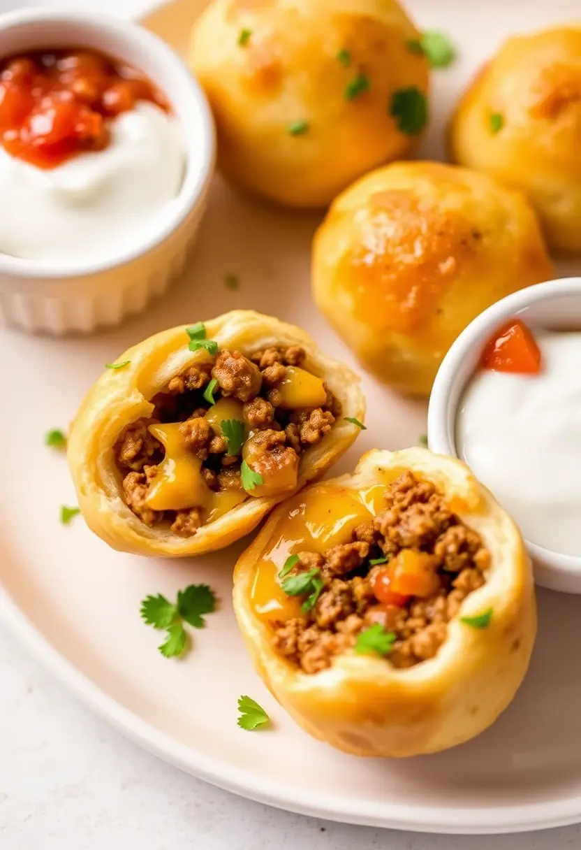 Air Fryer Taco Bombs recipe