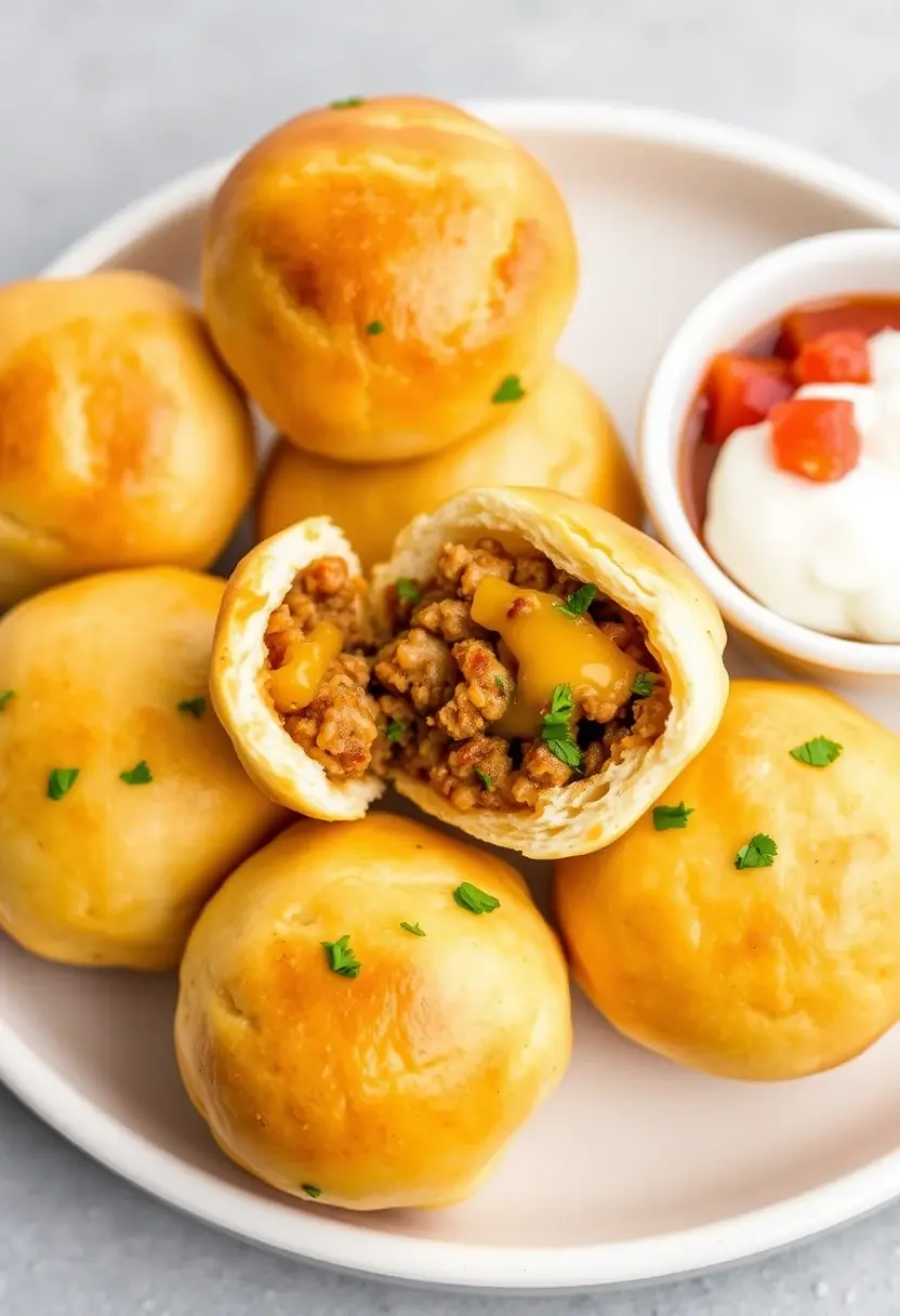 Air Fryer Taco Bombs recipe
