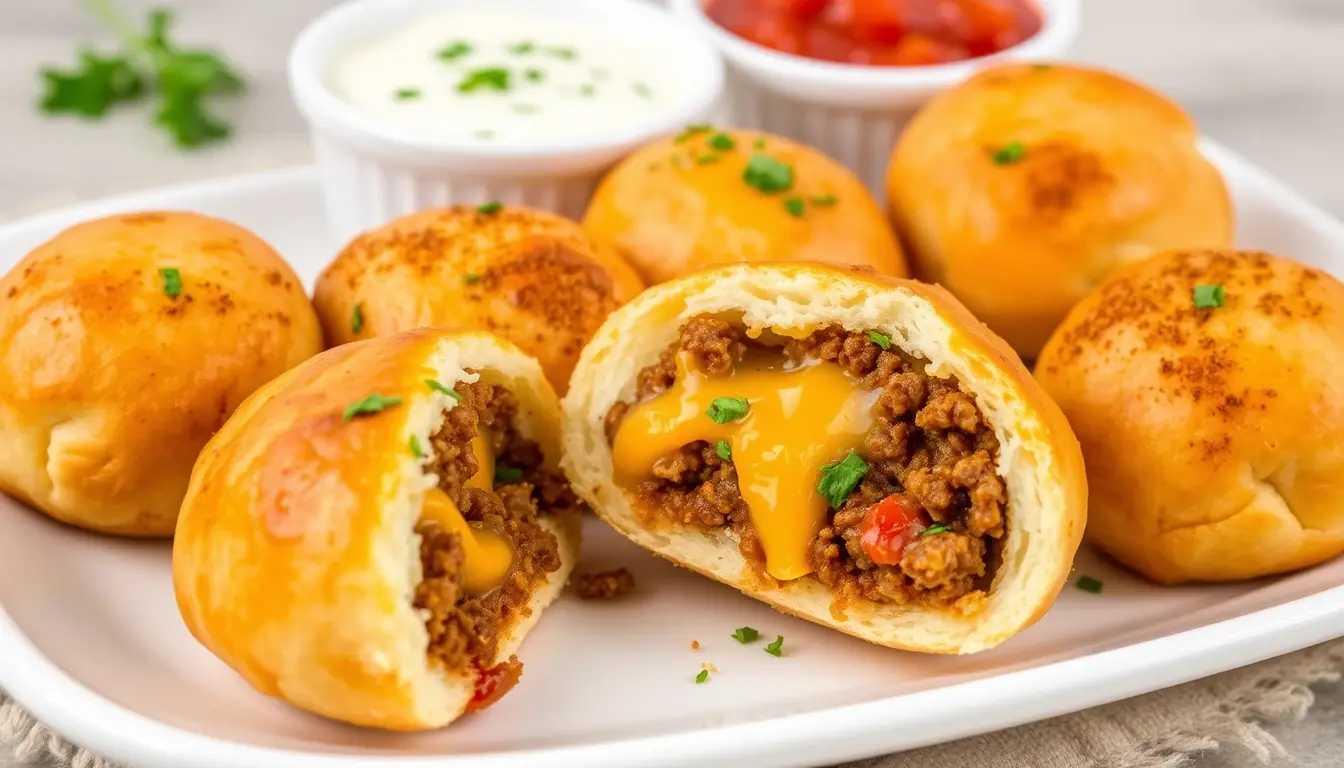 Air Fryer Taco Bombs