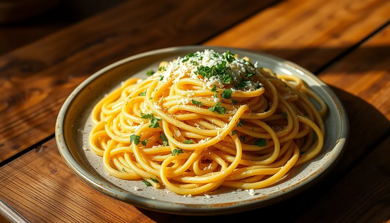 Garlic Butter Pasta Recipe