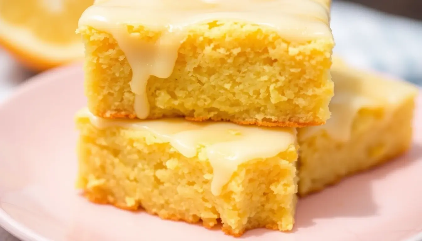 Lemon Brownies Recipe
