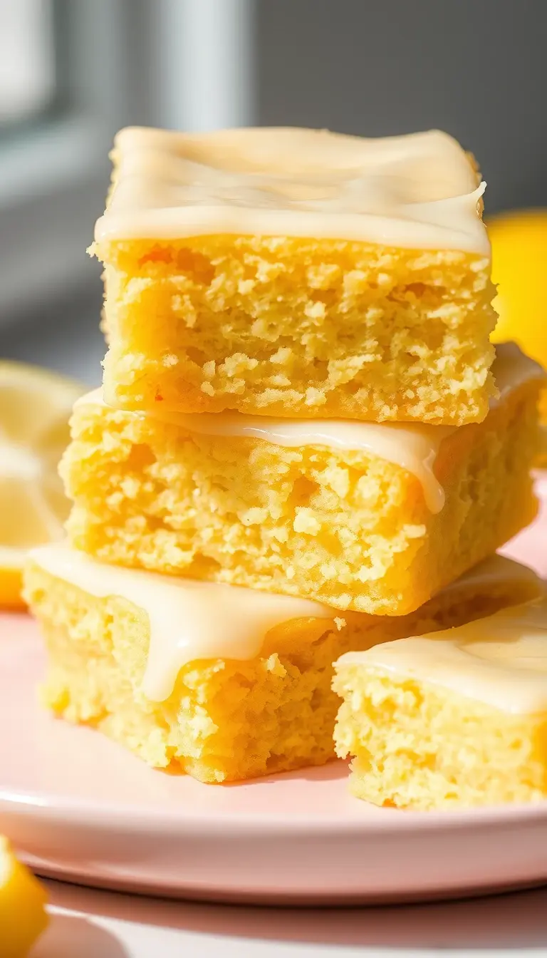 Lemon Brownies Recipe