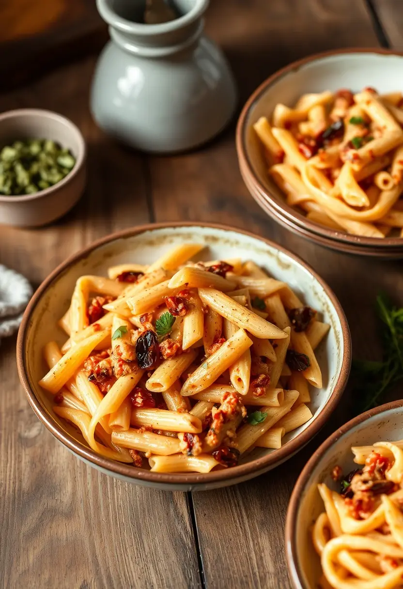 Vegan Sun Dried Tomato Pasta