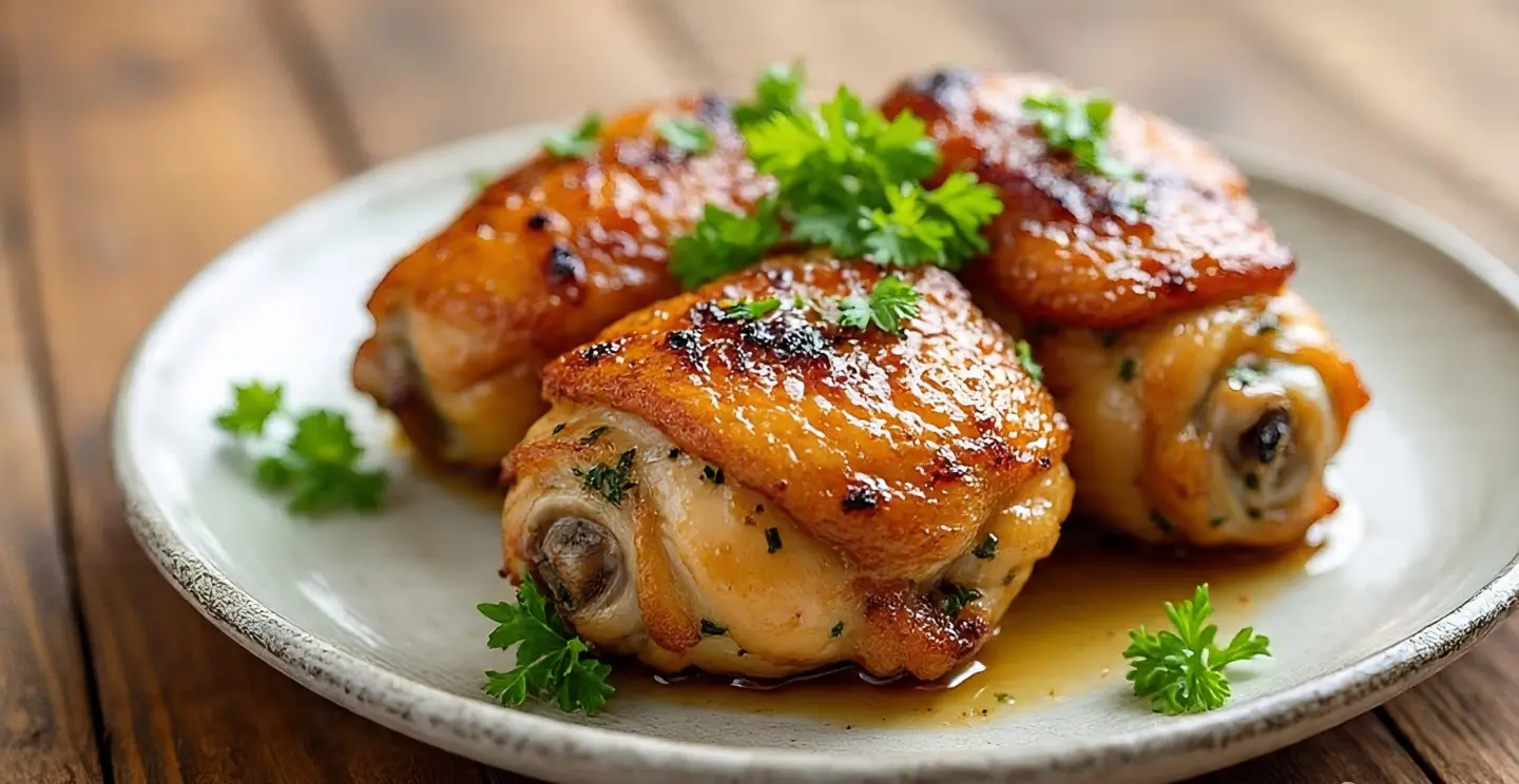 Garlic Butter Chicken Thighs recipe