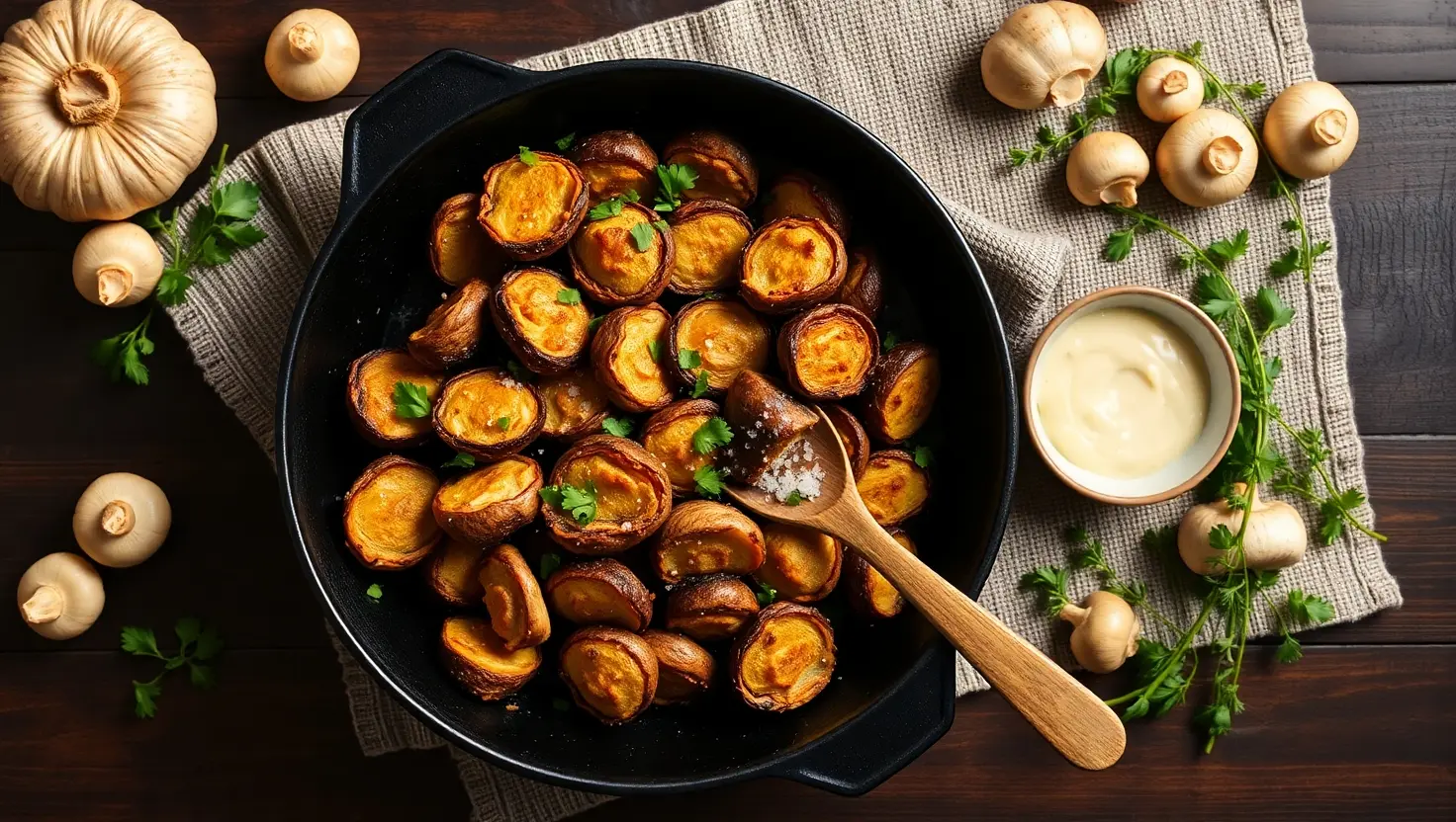 air fryer mushrom recipe