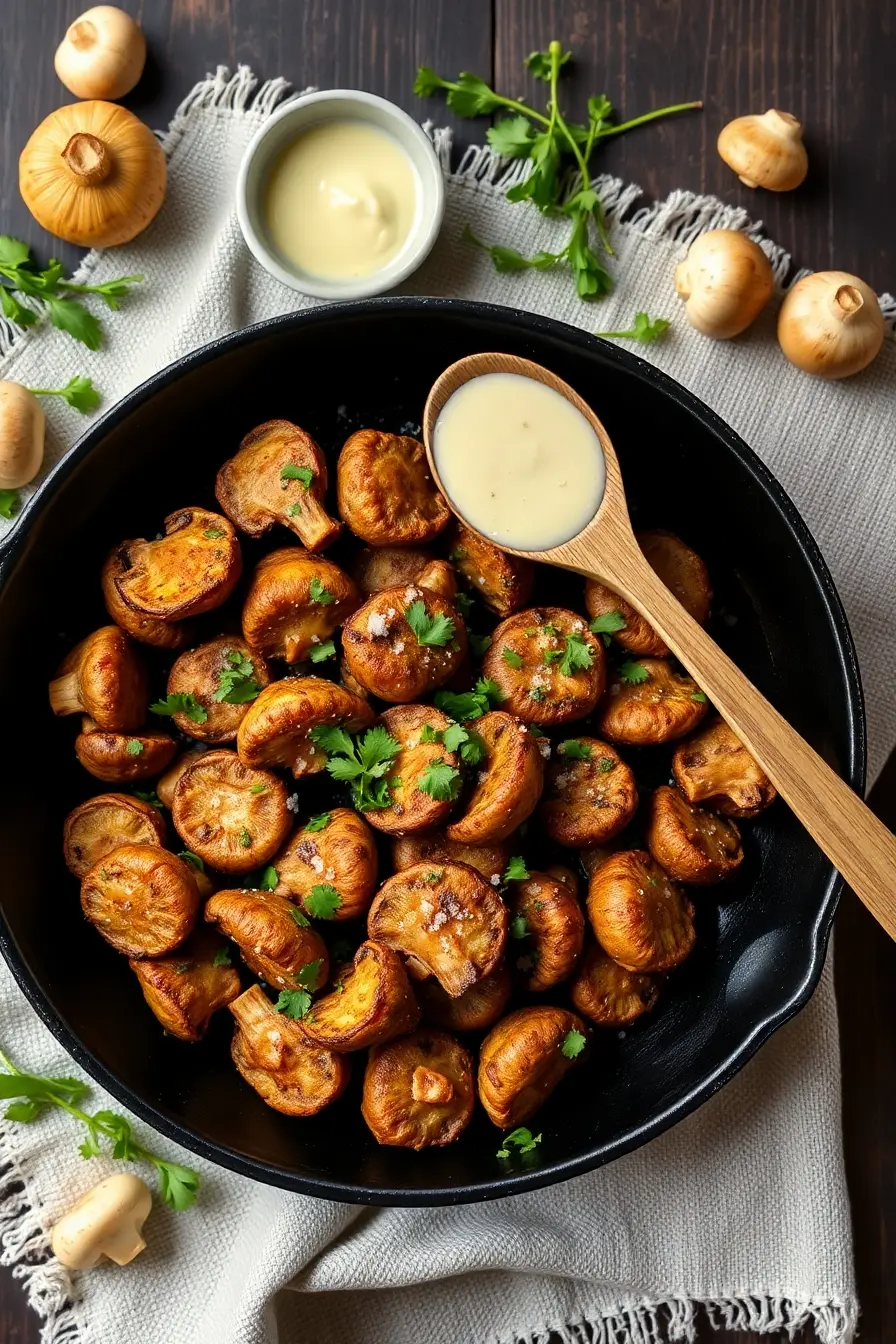 air fryer mushroom recipe

