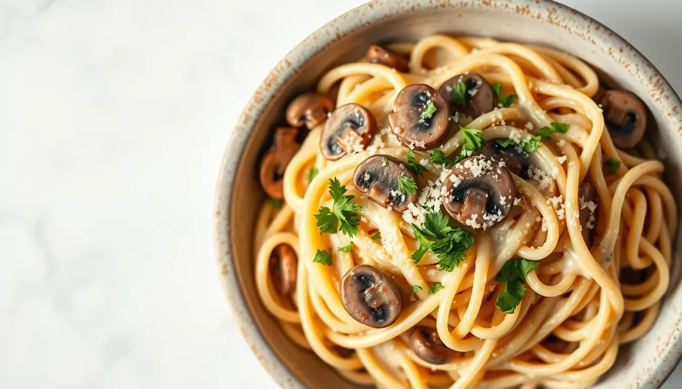 Creamy Mushroom Pasta