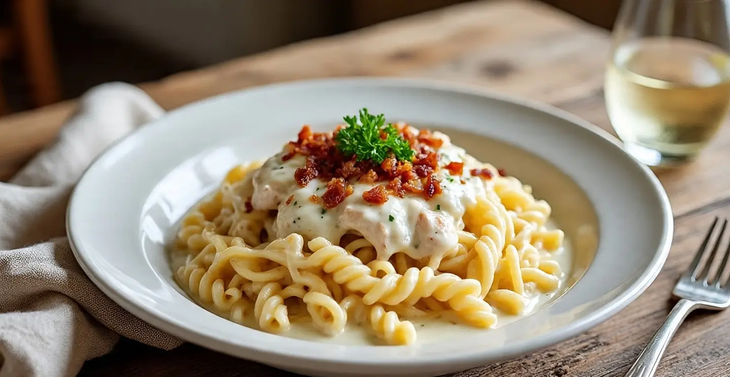 Chicken Bacon Ranch Pasta