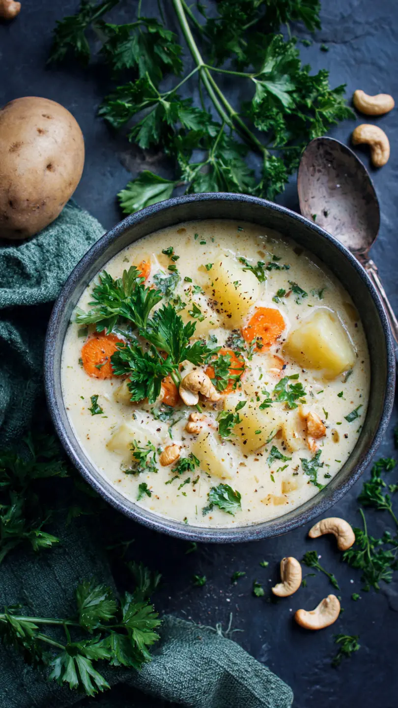 creamy potatot carrot soup recipe