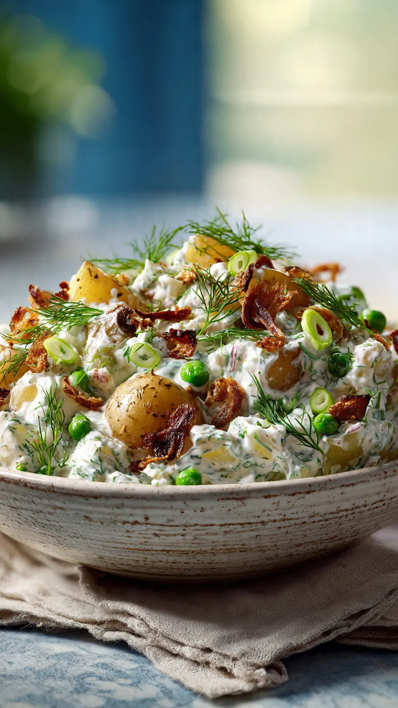 Crispy Smashed Potato Salad recipe