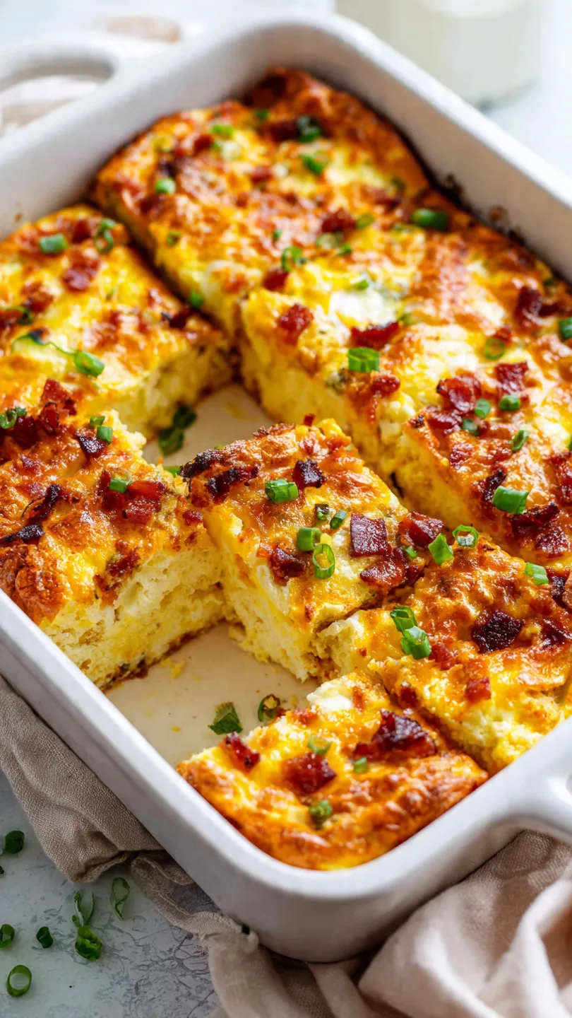cheesy breakfast casserole