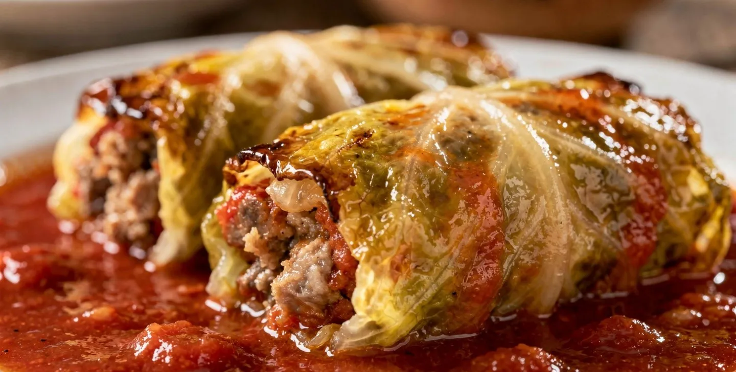 baked cabbage rolls