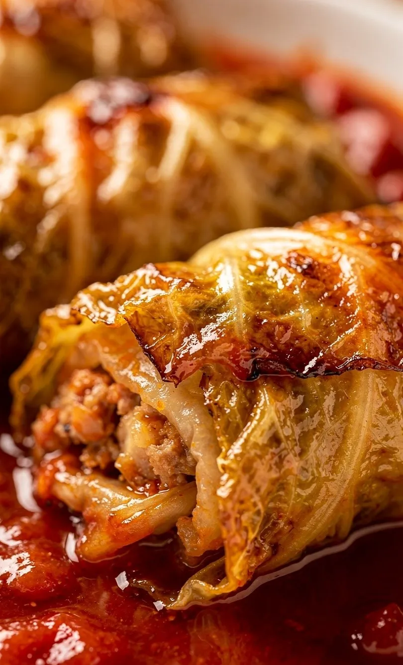 baked cabbage rolls