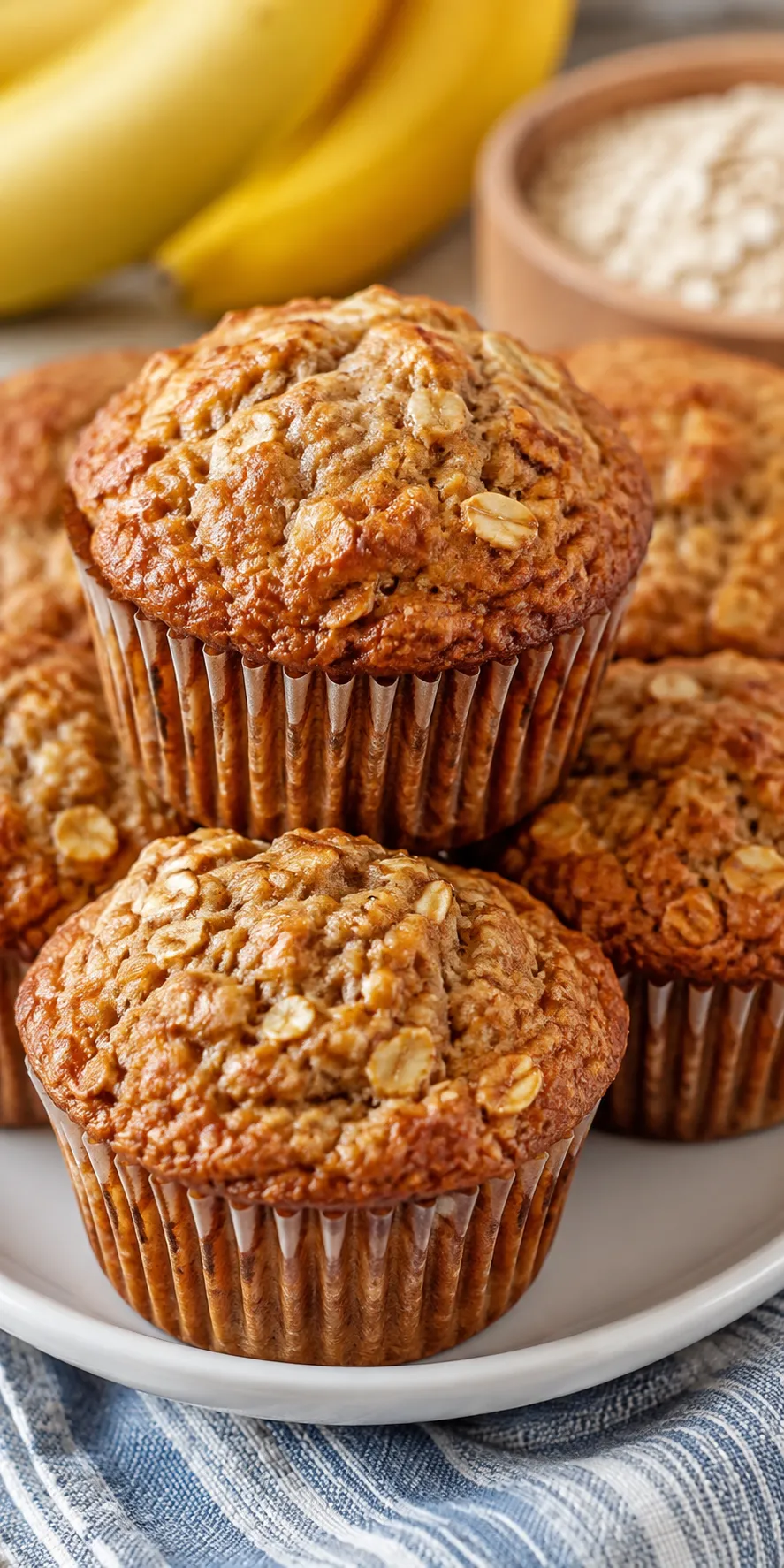 Banana Oat Muffins Recipe
