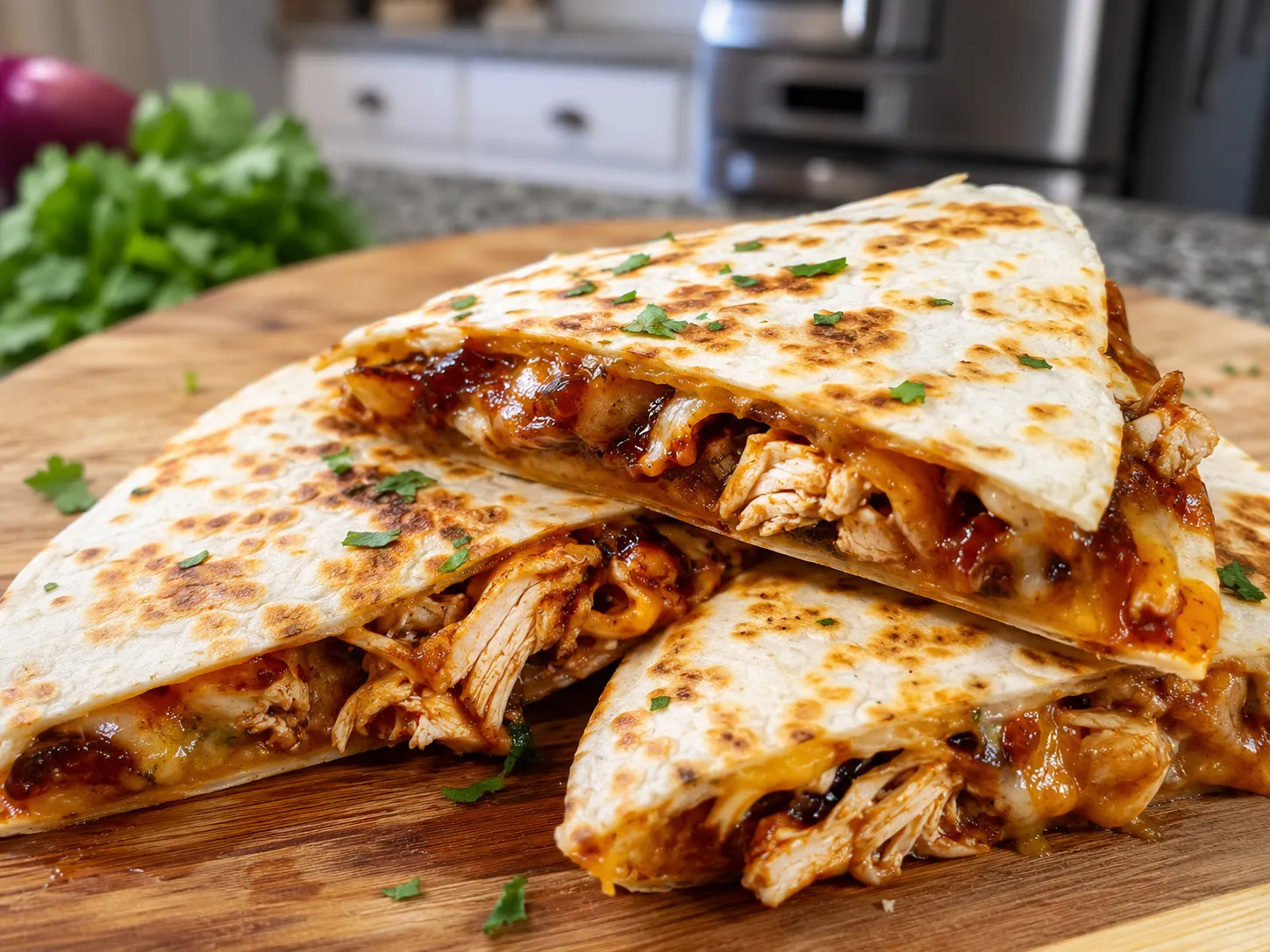 BBQ Chicken Quesadillas Recipe