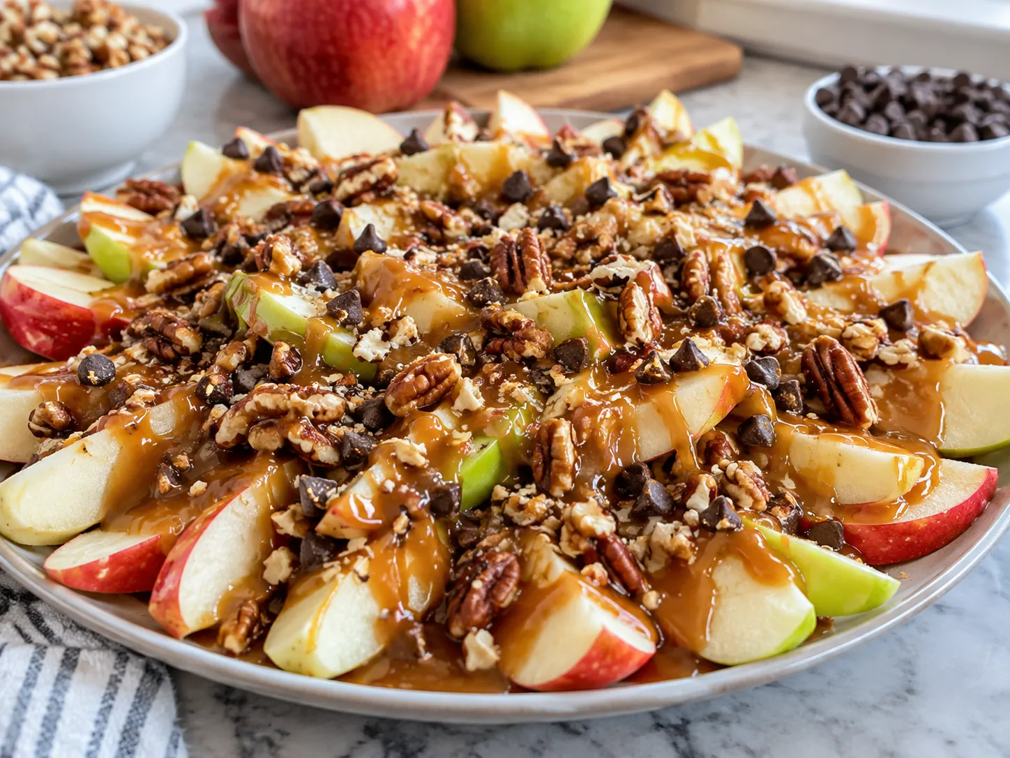 Caramel Apple Nachos Recipe