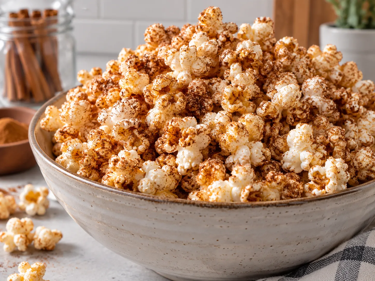 Cinnamon Sugar Popcorn Recipe