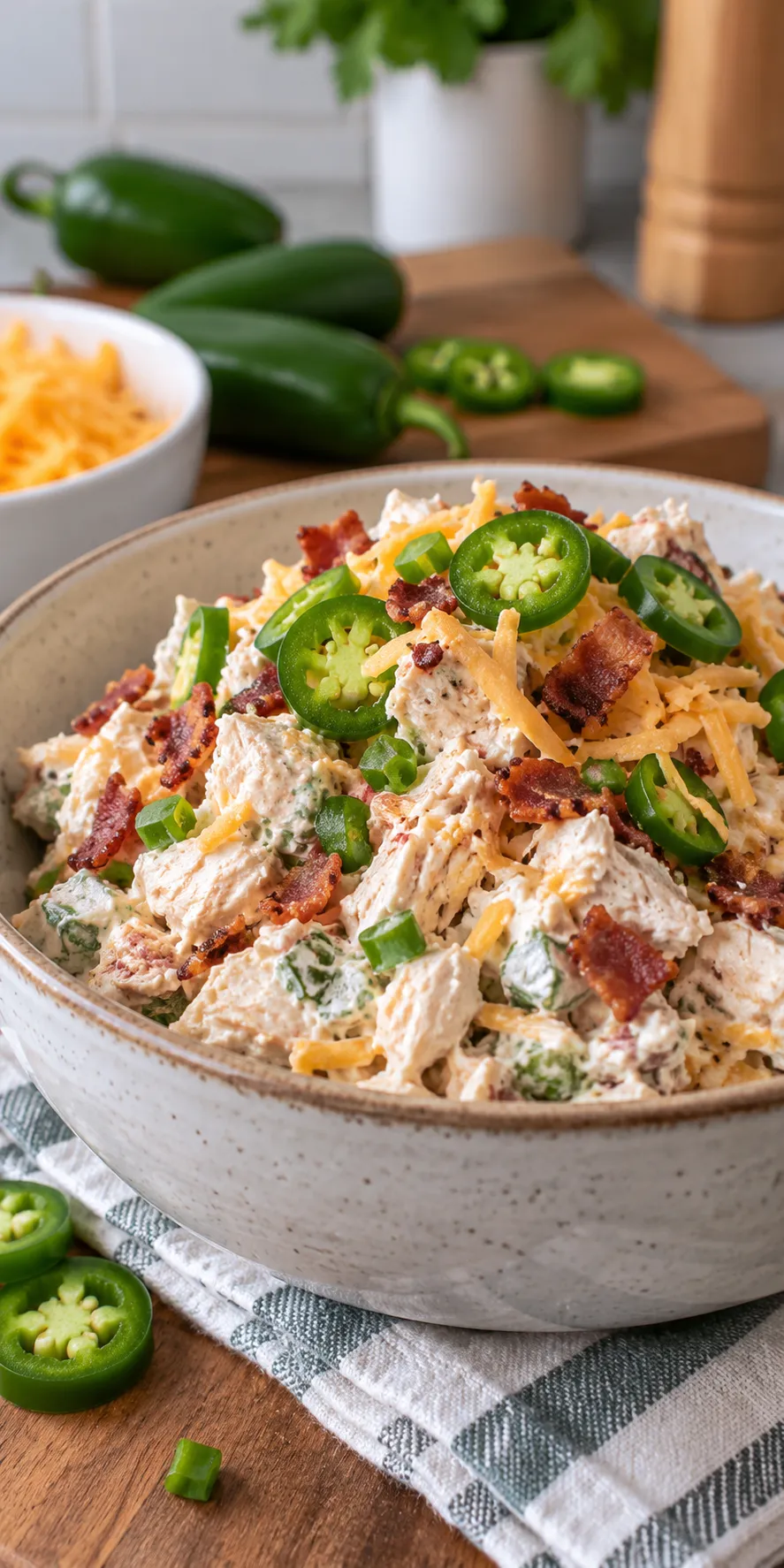 Jalapeño Popper Chicken Salad Recipe
