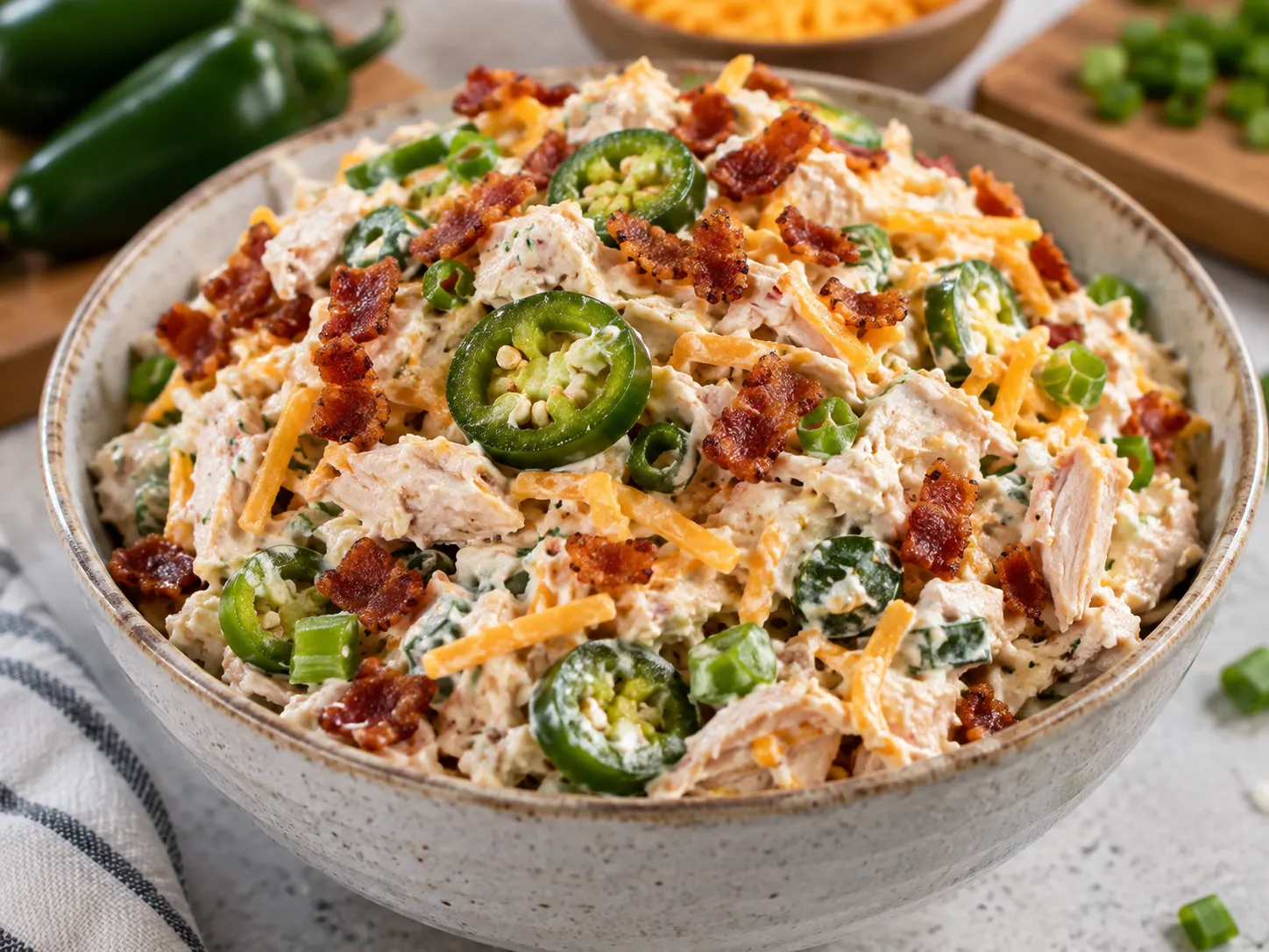 Jalapeño Popper Chicken Salad Recipe