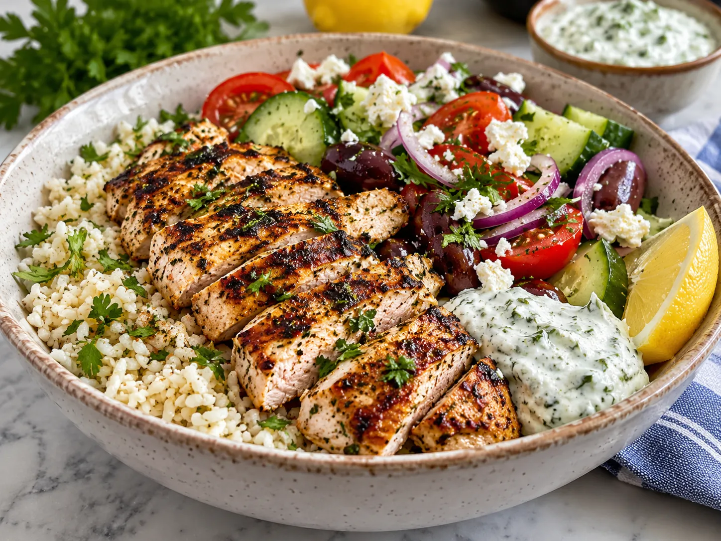 Mediterranean Chicken Bowl Recipe