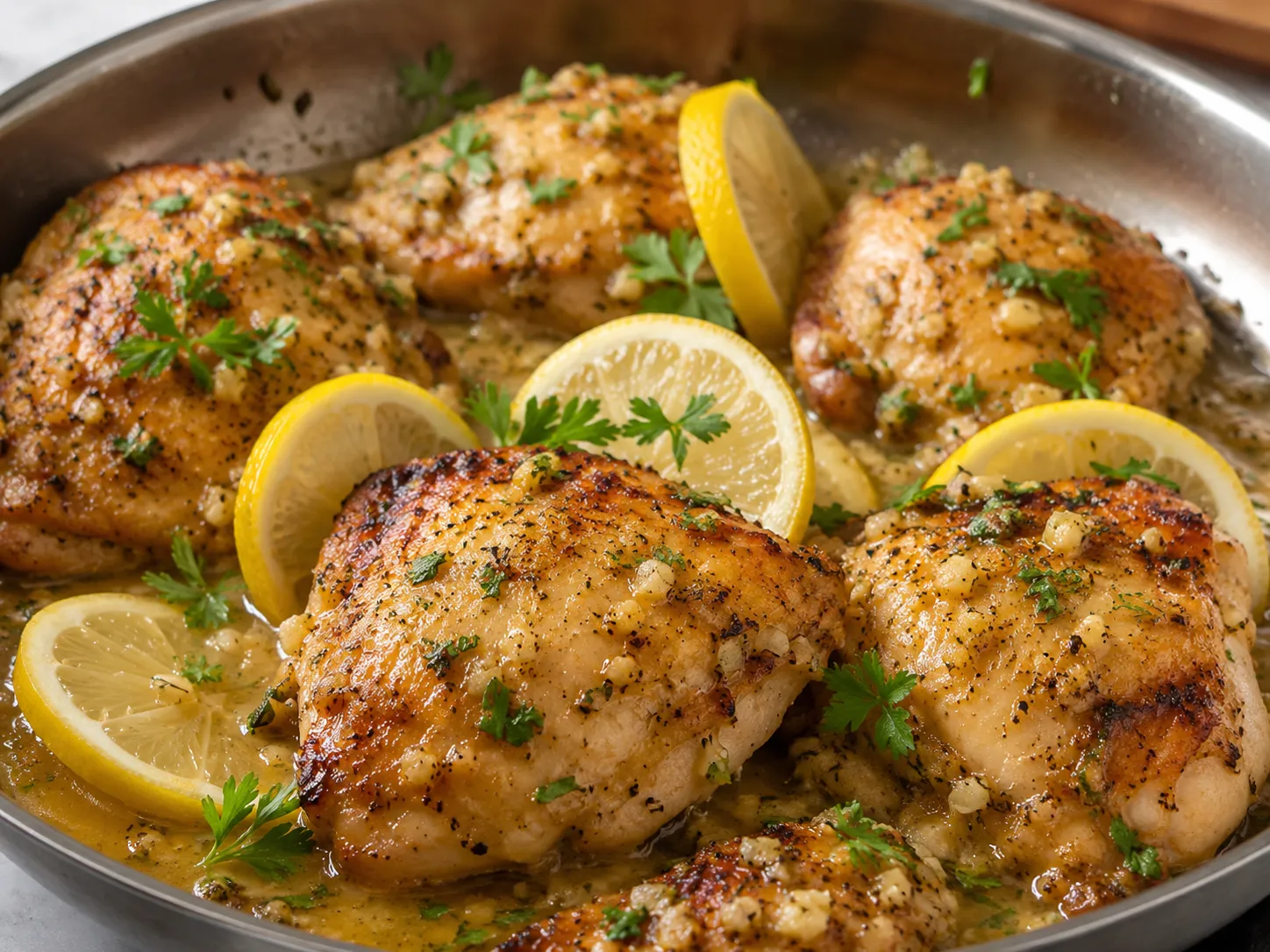 One-Pan Lemon Garlic Chicken Recipe
