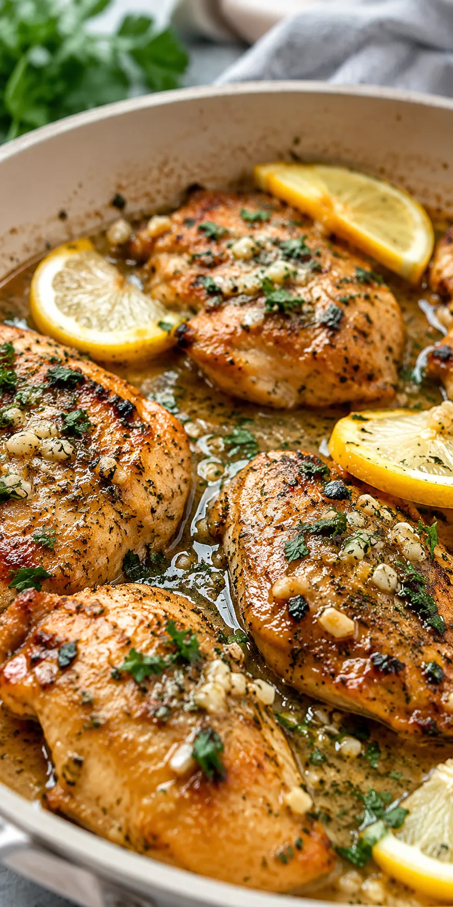 One-Pan Lemon Garlic Chicken Recipe